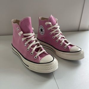 Chuck 70s Canvas Converse High Top  Amber Pink | size 6.5